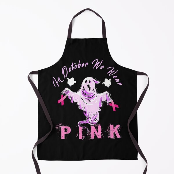 Item preview, In October We Wear Pink Ribbon Ghost Breast Cancer Halloween halloween scary designed and sold by SatouKuru.