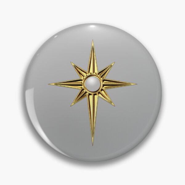 Item preview, Lady Galadriel star, elven, badge, Rings of power, queen, warrior designed and sold by nitty-gritty.