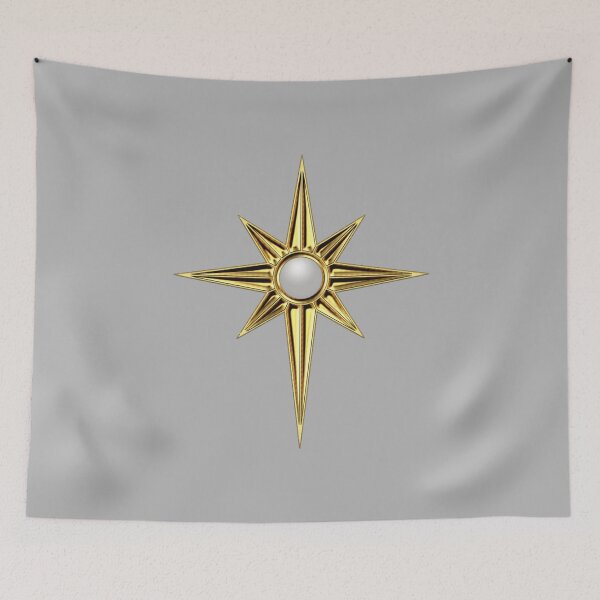 Item preview, Lady Galadriel star, elven, badge, Rings of power, queen, warrior designed and sold by nitty-gritty.