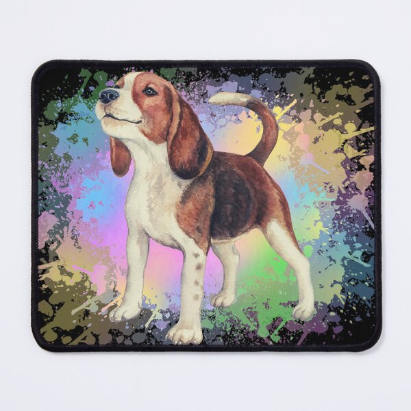 Item preview, Beagle on watercolor splatter designed and sold by ramazis.