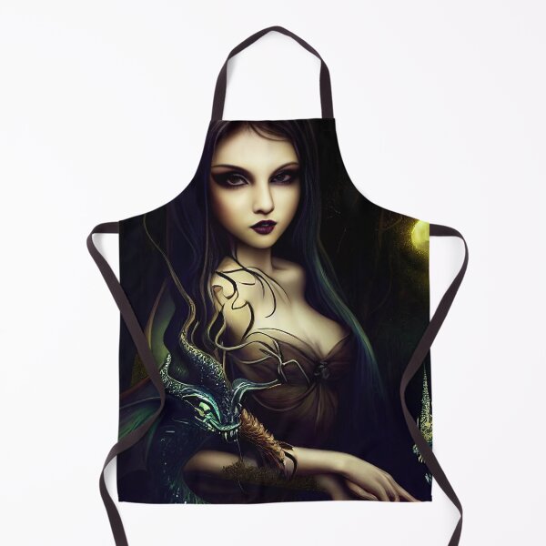 Item preview,  Dark Forest Fairy with Dragon Companions  designed and sold by enchantedlife.