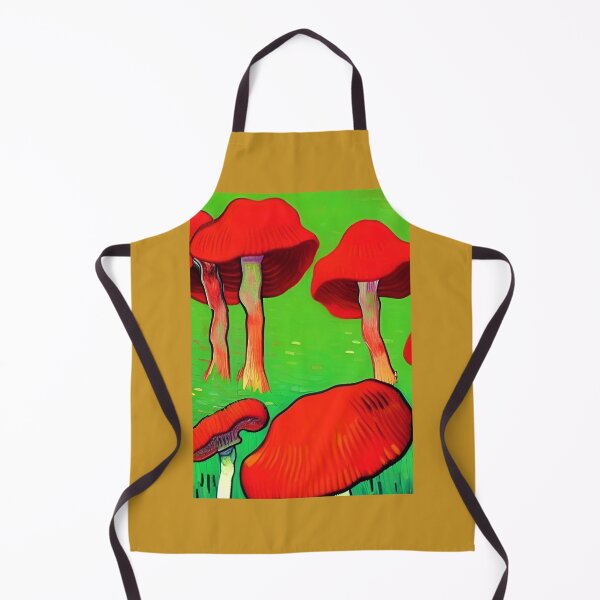 Item preview, RED VAN GOGH STYLE MUSHROOMS designed and sold by sailorsam1805.