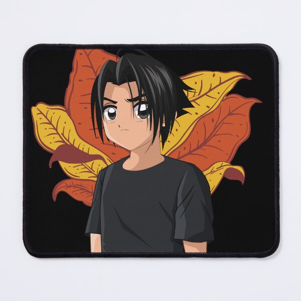 Item preview, Anime Style Boy Icon - Funny Cartoon on Golden Leaves designed and sold by SBWorld.