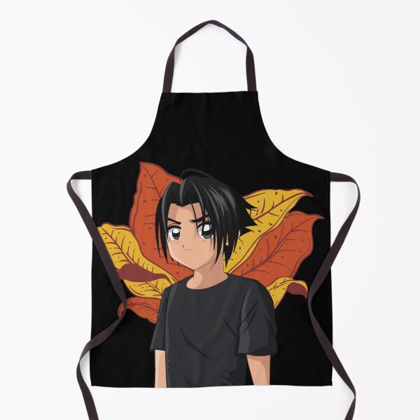 Item preview, Anime Style Boy Icon - Funny Cartoon on Golden Leaves designed and sold by SBWorld.