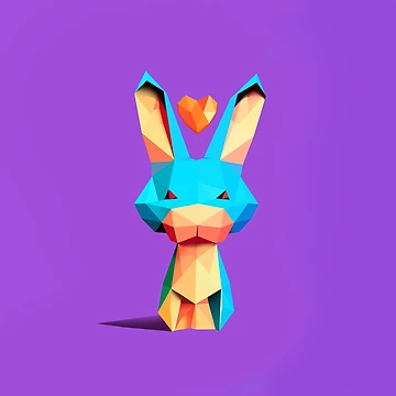 Artwork thumbnail, Paper Rabbit by EmilLozev