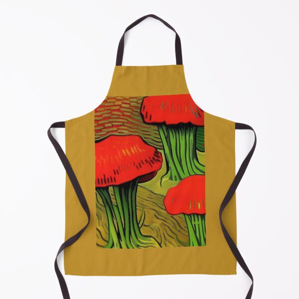 Item preview, RED VAN GOGH STYLE MUSHROOMS designed and sold by sailorsam1805.