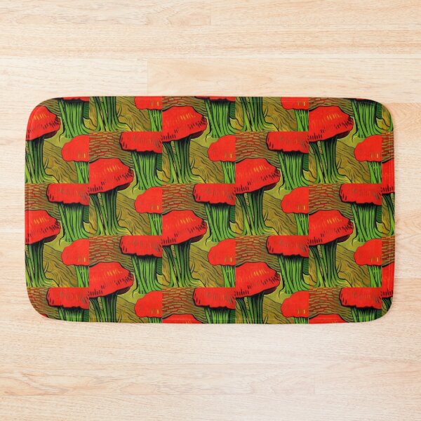 Item preview, RED VAN GOGH STYLE MUSHROOMS designed and sold by sailorsam1805.