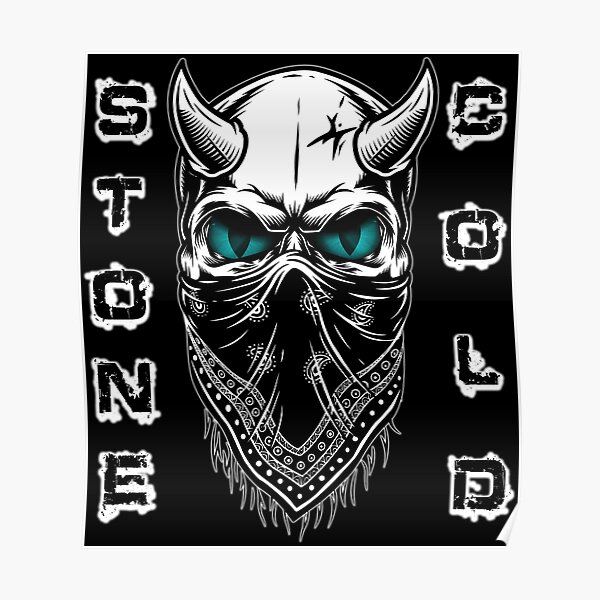 Skull Stone Poster for Sale by Whouseeyou