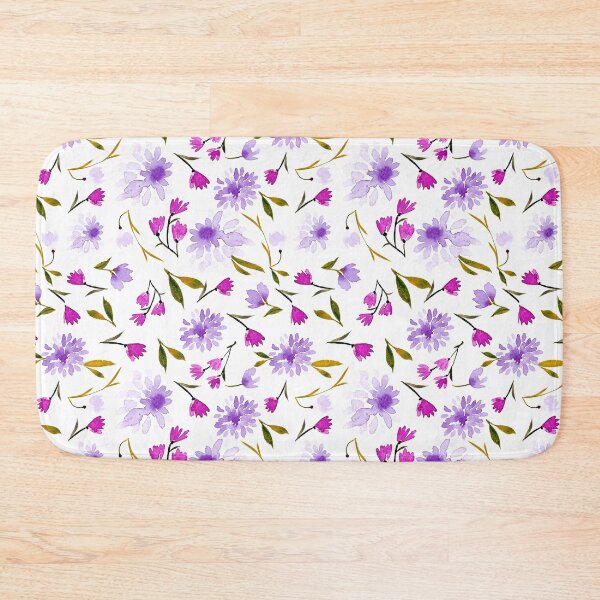 Item preview, Purple Dahlias - Watercolor Art designed and sold by Orly Fuchs Galchen.