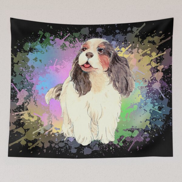 Item preview, Cavalier King Charles Spaniel illustration  designed and sold by ramazis.