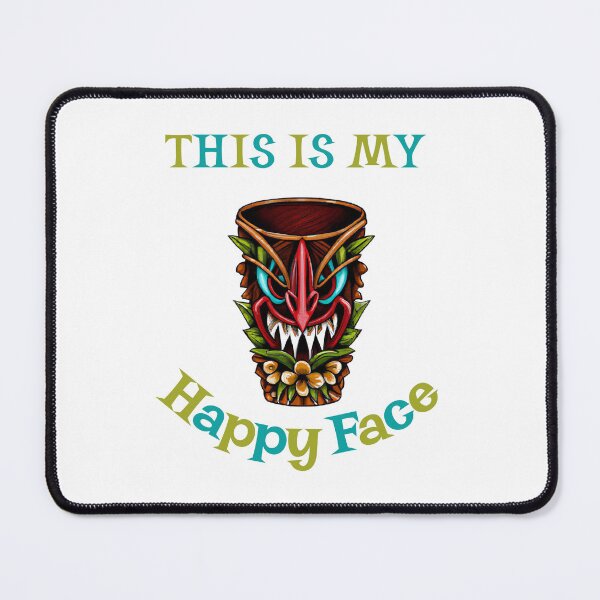 Item preview, This is my Happy Face Tiki Mug designed and sold by FlippinTurtles.