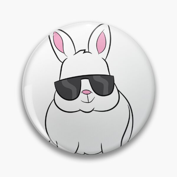 Item preview, I Just Freaking Love Bunnys Ok Cute Rabbit With Sunglasses designed and sold by ShakitaMa.