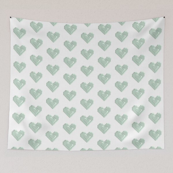 Item preview, Green Pixel Heart designed and sold by pixel-chick.