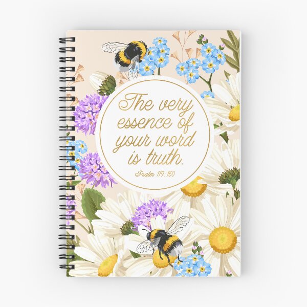 Item preview, Year Text 2023 (Flowers and Bees) designed and sold by Paper Bee Gift Shop.
