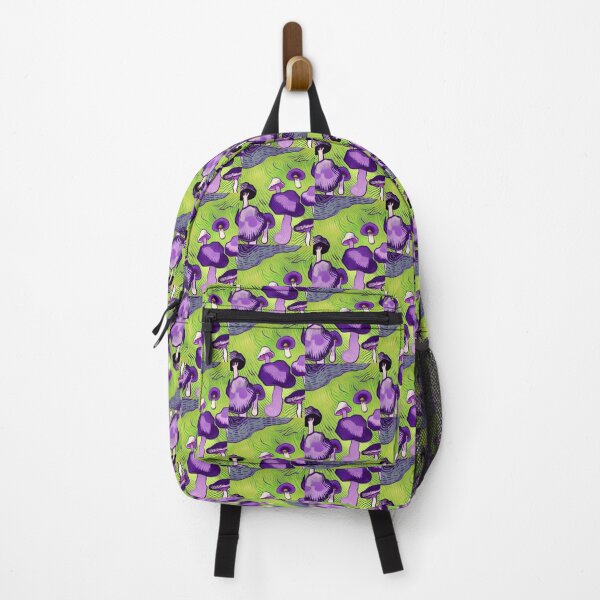 Item preview, PURPLE AND GREENVAN GOGH STYLE MUSHROOMS designed and sold by sailorsam1805.