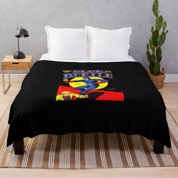 Item preview, Blue Beetle No 6 Comic t Shirt Golden Age Vintage Superhero-4500.png designed and sold by UlfEk.
