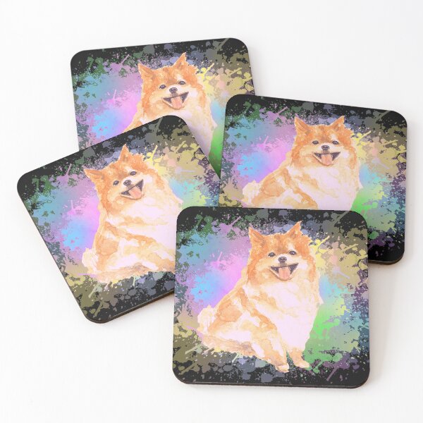 Item preview, Pomeranian spitz illustration  designed and sold by ramazis.