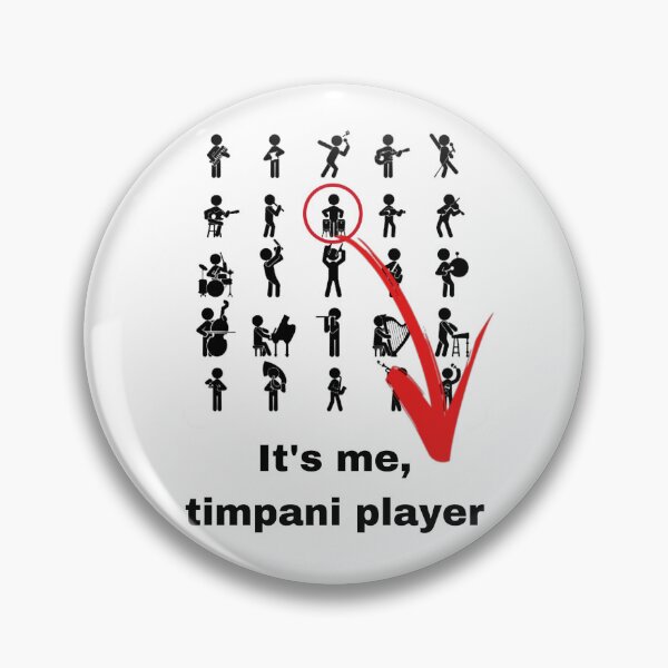Item preview, Vintage Timpani Player Music designed and sold by MandMco.