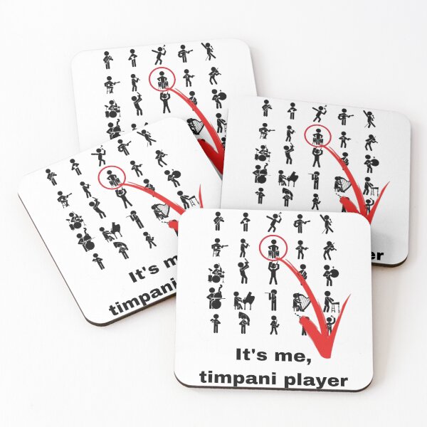 Item preview, Vintage Timpani Player Music designed and sold by MandMco.