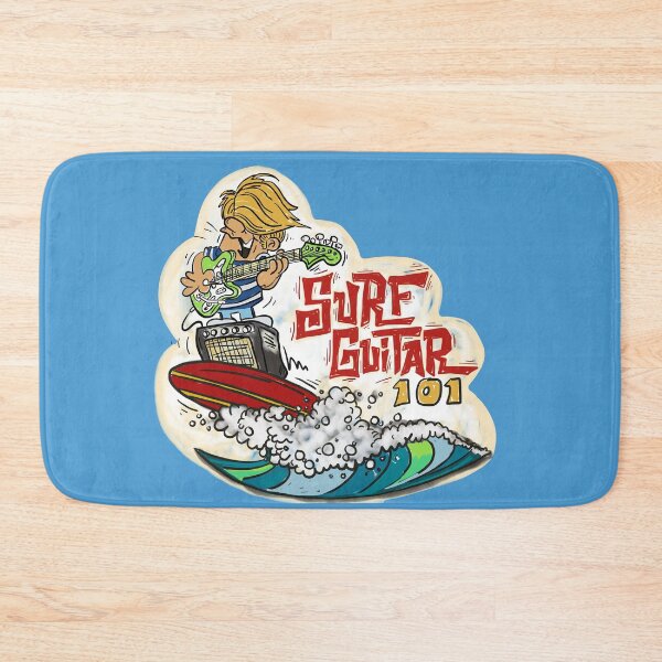 Item preview, Surf Guitar 101 - Murphy surfing wave with guitar after R.griffin sixties longboard designed and sold by Kludoman.