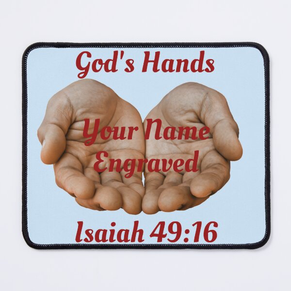 Item preview, Engraved In God's Hand Isaiah 49:16 designed and sold by RhondaCGoins.