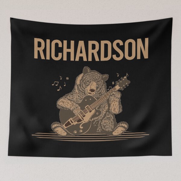 Item preview, Bear With Guitar Richardson designed and sold by BloodMoneyTwit.