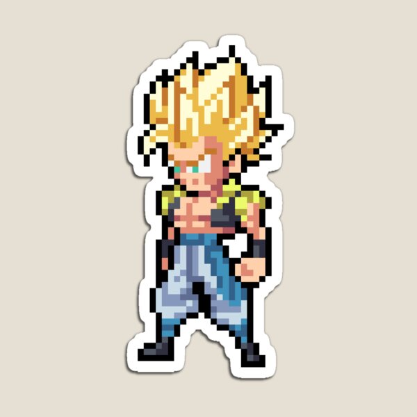 Goku Super Saiyan 2 Angel HQ Pixel Edition | Magnet