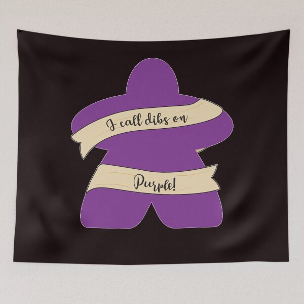 Item preview, Dibs On Purple Meeples! Classic   designed and sold by JULIETDAWSON4.