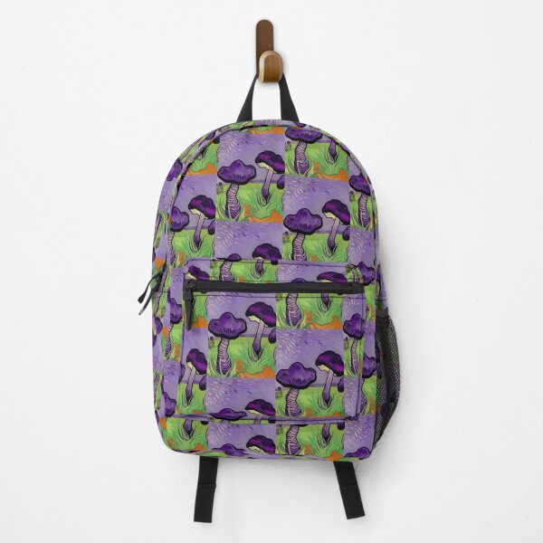 Item preview, PURPLE AND GREEN VAN GOGH STYLE MUSHROOMS designed and sold by sailorsam1805.