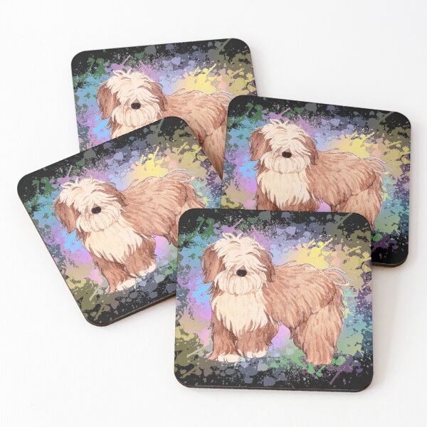 Item preview, Tibetan terrier dog illustration  designed and sold by ramazis.