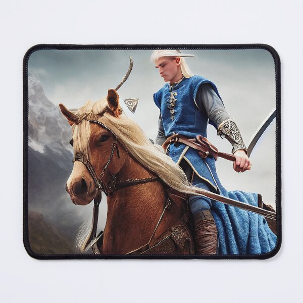 Item preview, Elven Warrior on horseback designed and sold by enchantedlife.