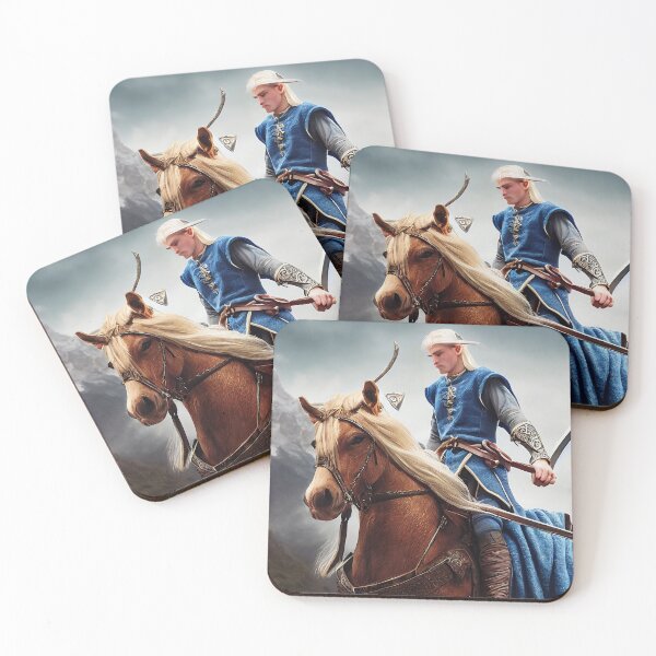 Item preview, Elven Warrior on horseback designed and sold by enchantedlife.
