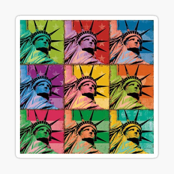 Statue of Liberty Art Sticker