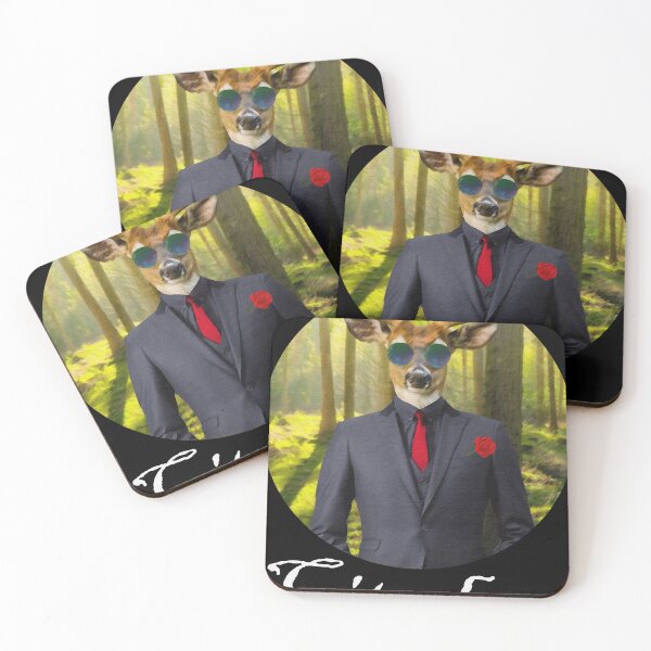 Item preview, City boy, deer with glasses and suit. designed and sold by Desenatorul1976.