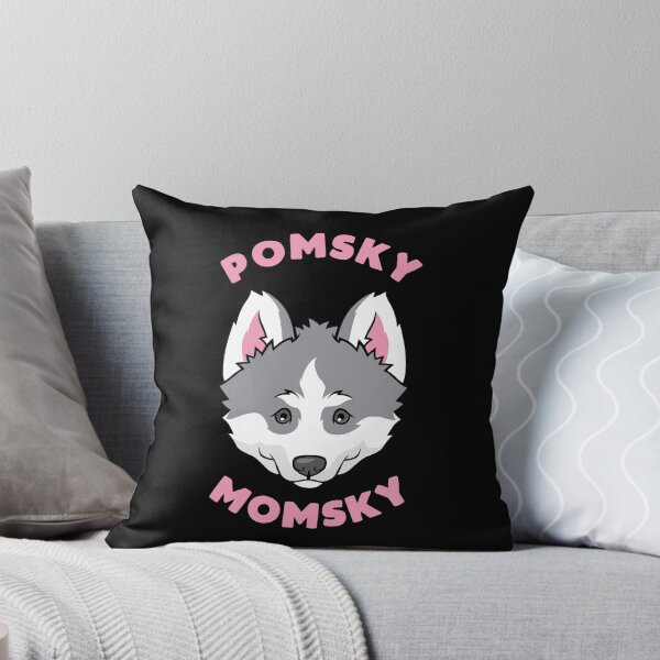 Item preview, Pomsky Momsky for Pomsky Dog's Mommy Cartoon designed and sold by TheTeeSupplyCo.