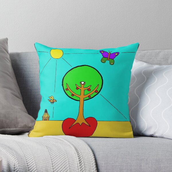 Nurturing Life Throw Pillow