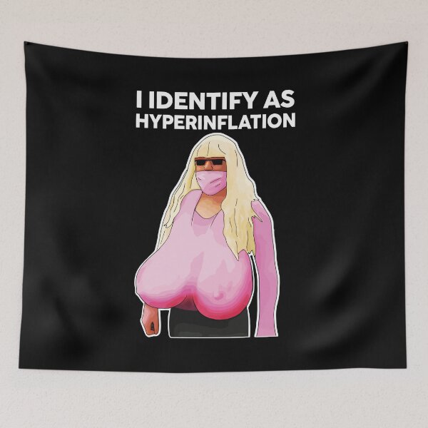 Item preview, I Identify As Hyperinflation Funny Men Women designed and sold by Big Twelve.