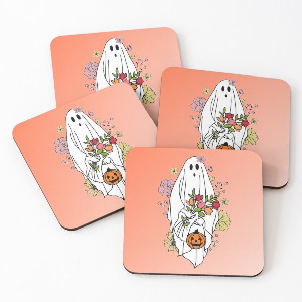 Item preview, Orange & peach gradient ghost designed and sold by Lunaticxoxo.