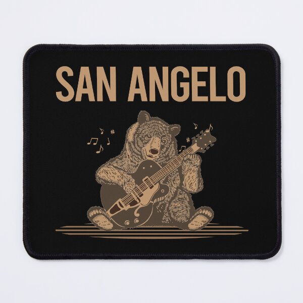 Item preview, Bear With Guitar San Angelo designed and sold by BloodMoneyTwit.