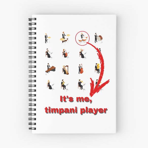 Item preview, Vintage Timpani Player Music designed and sold by MandMco.