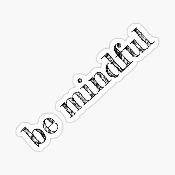 Item preview, be mindful designed and sold by MadEDesigns.