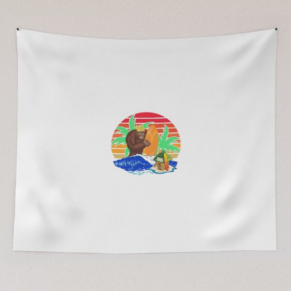 Item preview, Sasquatchy Tiki Hut Surf Shop Funny designed and sold by ShakitaMa.