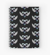 Shadowhunters angelic rune - light Spiral Notebook