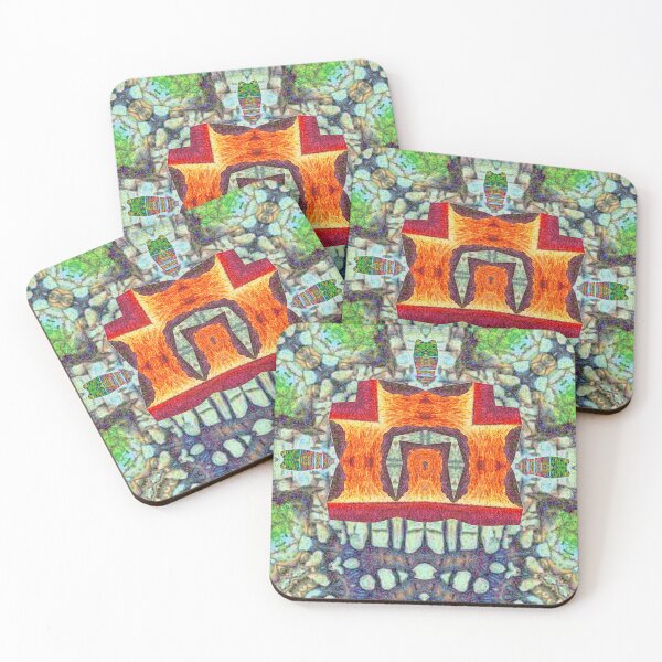 Item preview, FUNNY ABSTRACT HALLOWEEN ZOMBIE SKULL FIRE IN GRAVEYARD PAINTING. designed and sold by Ralek.