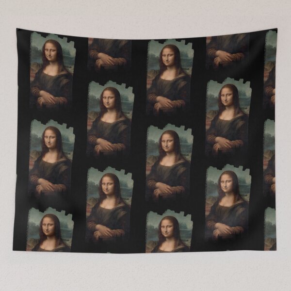 Item preview, Mona Lisa reproduction print designed and sold by lacm2020.