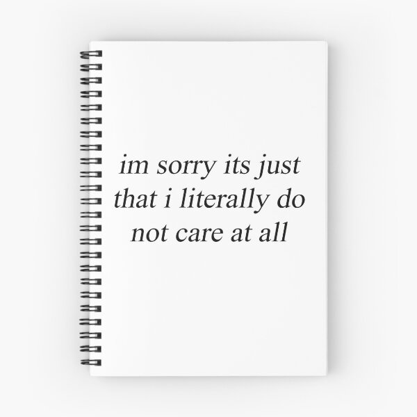Item preview, i don't care designed and sold by lookitsmia.
