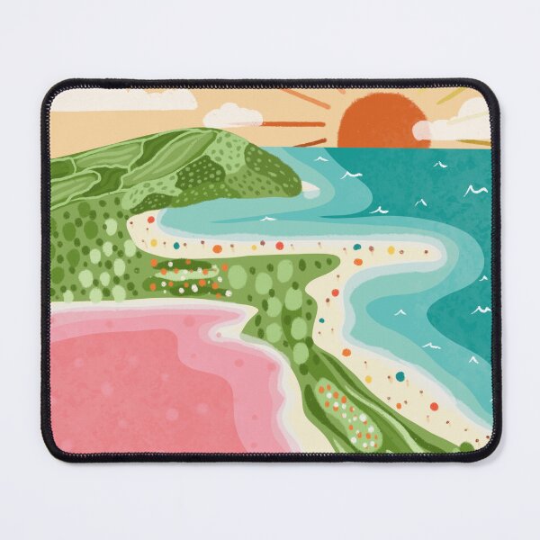 Item preview, Pink lake Hillier Australia designed and sold by Lovelypostcard.