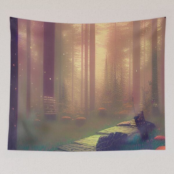 Item preview, Magical Forest at Twilight designed and sold by Arkneer.