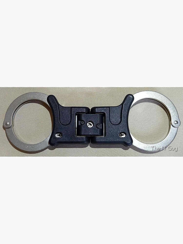 "TCH 850 Folding Rigid Handcuffs" Sticker for Sale by morthawt Redbubble