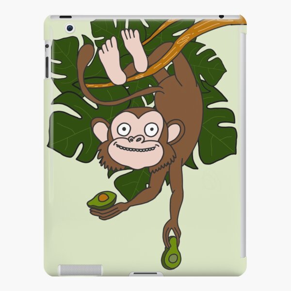 Monkey and Avocado iPad Snap Case